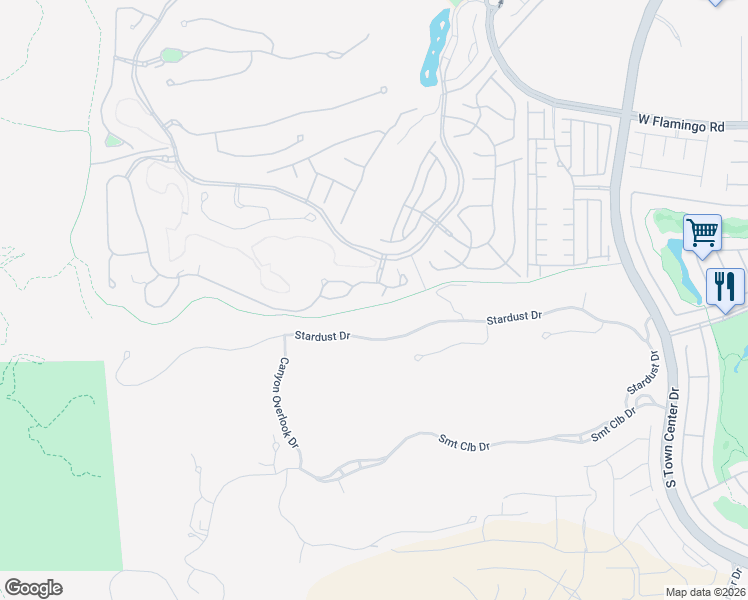 map of restaurants, bars, coffee shops, grocery stores, and more near 21 Drifting Shadow Way in Las Vegas