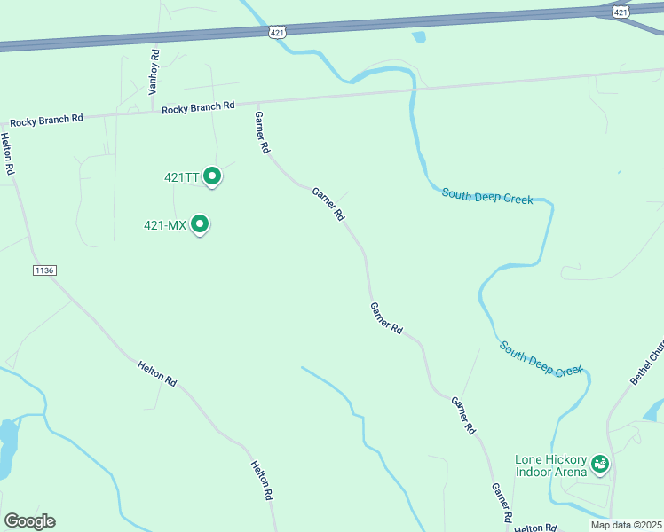 map of restaurants, bars, coffee shops, grocery stores, and more near 1716 Garner Road in Yadkinville
