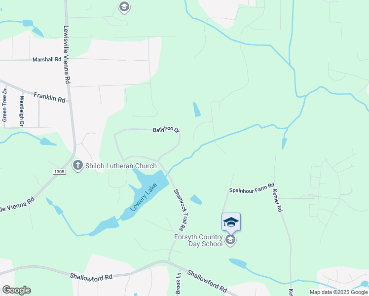 map of restaurants, bars, coffee shops, grocery stores, and more near 124 Ballyhoo Drive in Lewisville