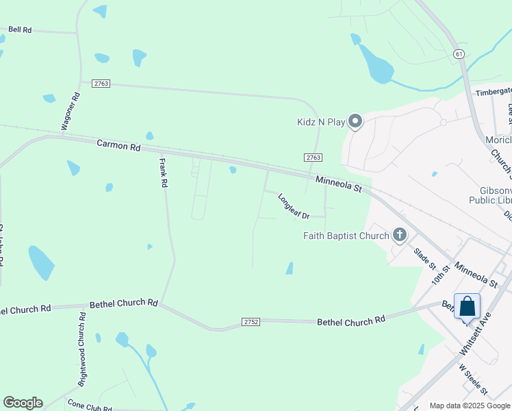 map of restaurants, bars, coffee shops, grocery stores, and more near 206 Falcon Road in Gibsonville