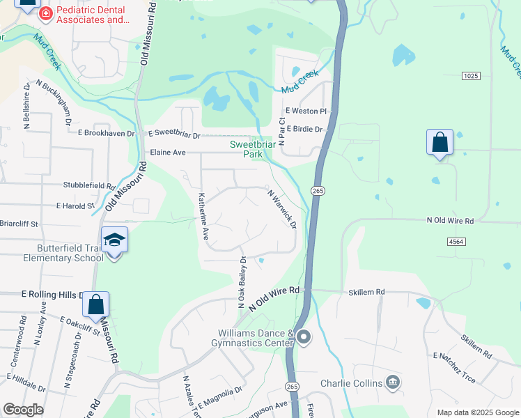 map of restaurants, bars, coffee shops, grocery stores, and more near 3236 North Kings Cross in Fayetteville