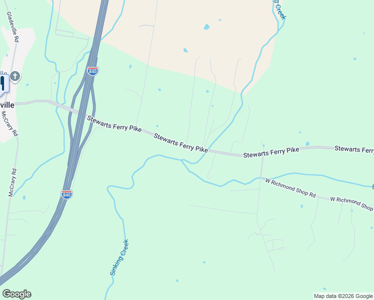 map of restaurants, bars, coffee shops, grocery stores, and more near 9948 Stewarts Ferry Pike in Lebanon