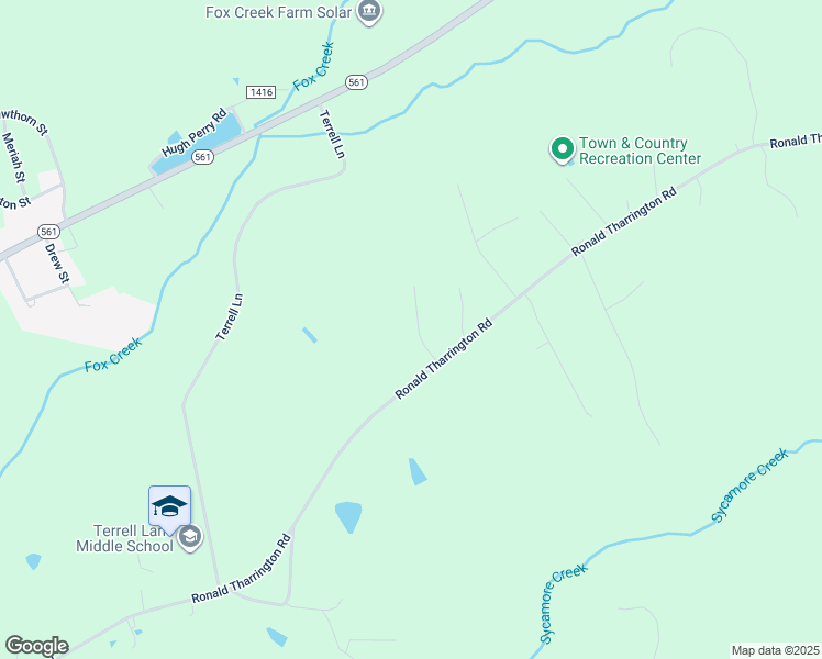 map of restaurants, bars, coffee shops, grocery stores, and more near 675 Ronald Tharrington Road in Louisburg