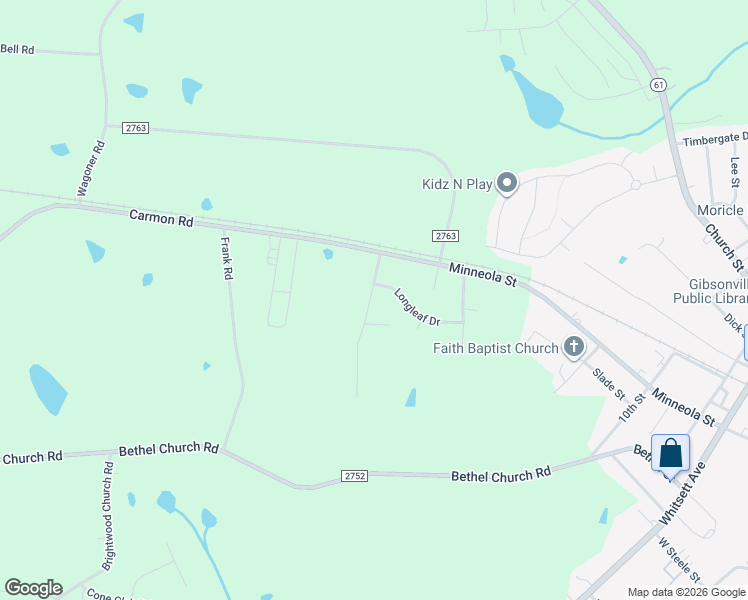map of restaurants, bars, coffee shops, grocery stores, and more near 201 Falcon Road in Gibsonville