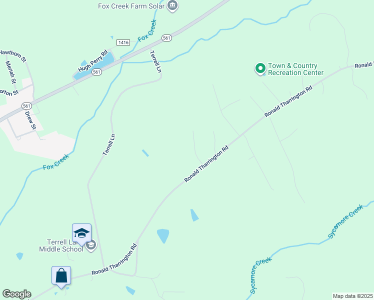 map of restaurants, bars, coffee shops, grocery stores, and more near 675 Ronald Tharrington Road in Louisburg