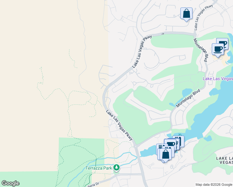 map of restaurants, bars, coffee shops, grocery stores, and more near 5 Faro De Marbella Court in Henderson