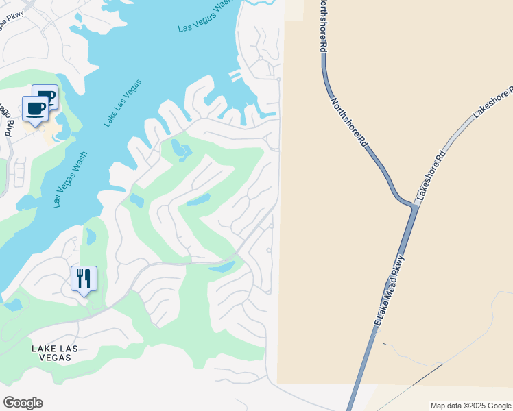 map of restaurants, bars, coffee shops, grocery stores, and more near 14 Via Potenza Court in Henderson