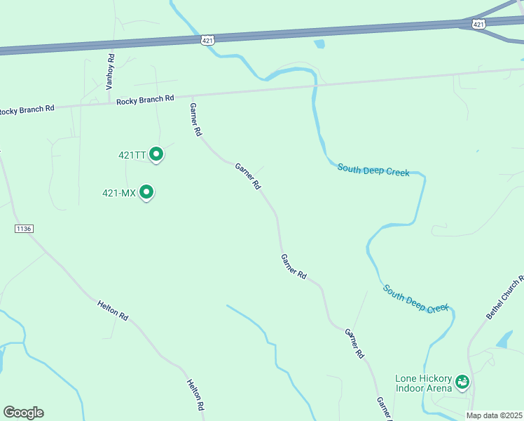 map of restaurants, bars, coffee shops, grocery stores, and more near 1712 Garner Road in Yadkinville
