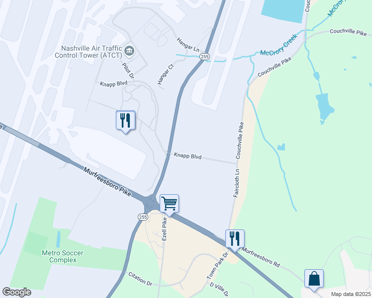 map of restaurants, bars, coffee shops, grocery stores, and more near in Nashville