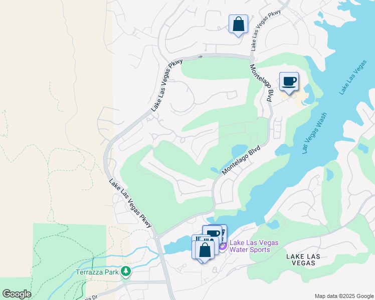 map of restaurants, bars, coffee shops, grocery stores, and more near 118 Reflection Cove Drive in Henderson