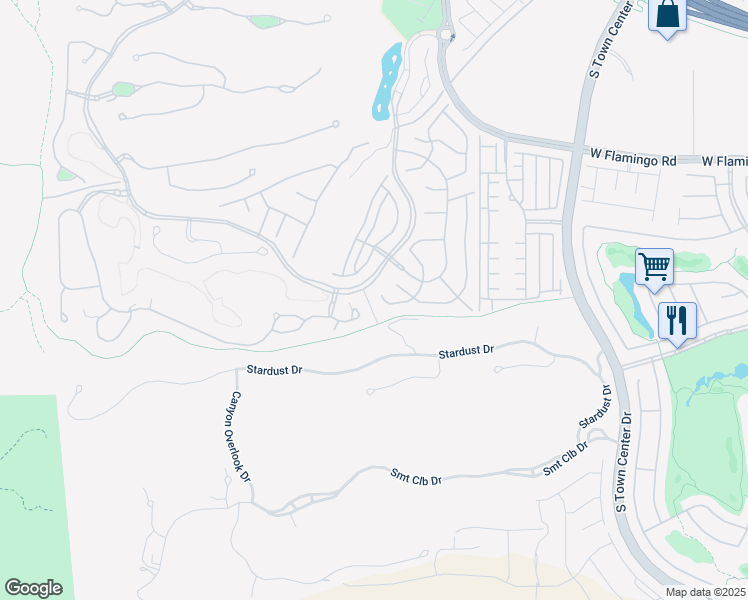 map of restaurants, bars, coffee shops, grocery stores, and more near 97 Glade Hollow Drive in Las Vegas