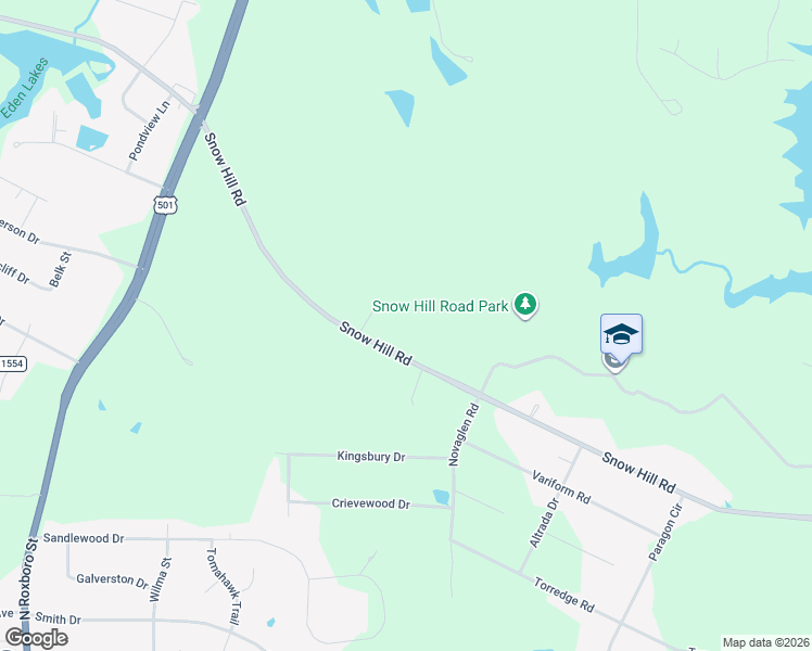 map of restaurants, bars, coffee shops, grocery stores, and more near 605 Snow Hill Road in Durham