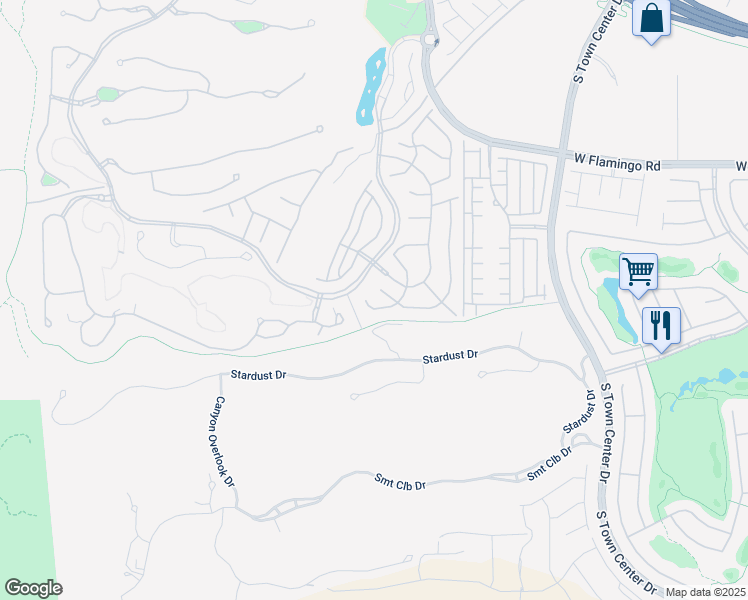 map of restaurants, bars, coffee shops, grocery stores, and more near 97 Glade Hollow Drive in Las Vegas