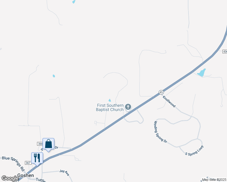 map of restaurants, bars, coffee shops, grocery stores, and more near 708 East Bowen Boulevard in Fayetteville