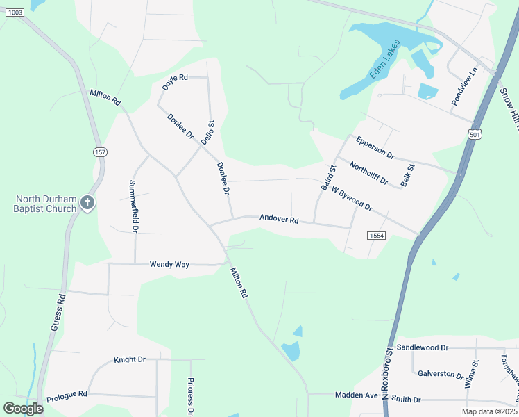map of restaurants, bars, coffee shops, grocery stores, and more near 522 Andover Road in Durham