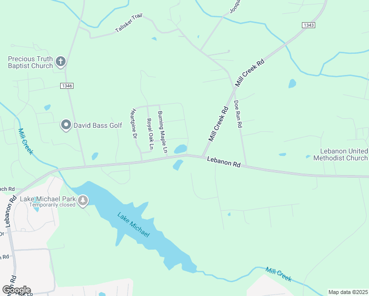 map of restaurants, bars, coffee shops, grocery stores, and more near 817 Heartpine Drive in Mebane