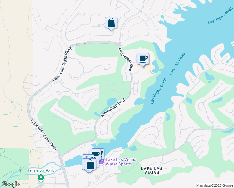 map of restaurants, bars, coffee shops, grocery stores, and more near 15 Reflection Bay Drive in Henderson