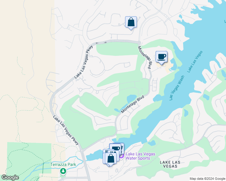 map of restaurants, bars, coffee shops, grocery stores, and more near 91 Reflection Cove Drive in Henderson