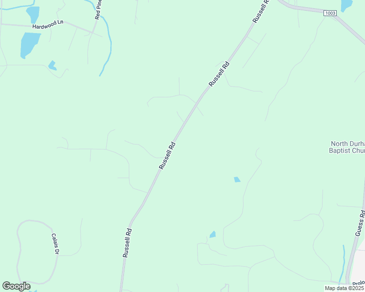 map of restaurants, bars, coffee shops, grocery stores, and more near 7216 Russell Road in Durham