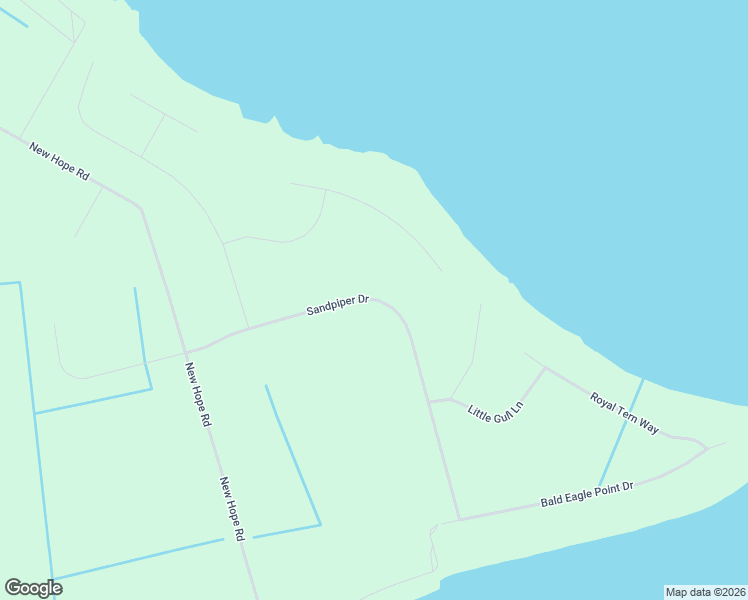 map of restaurants, bars, coffee shops, grocery stores, and more near 109 Shore Drive in Hertford