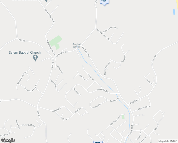 map of restaurants, bars, coffee shops, grocery stores, and more near 8212 Joshua Road in Knoxville
