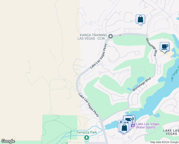 map of restaurants, bars, coffee shops, grocery stores, and more near 30 Barrio Alto Court in Henderson