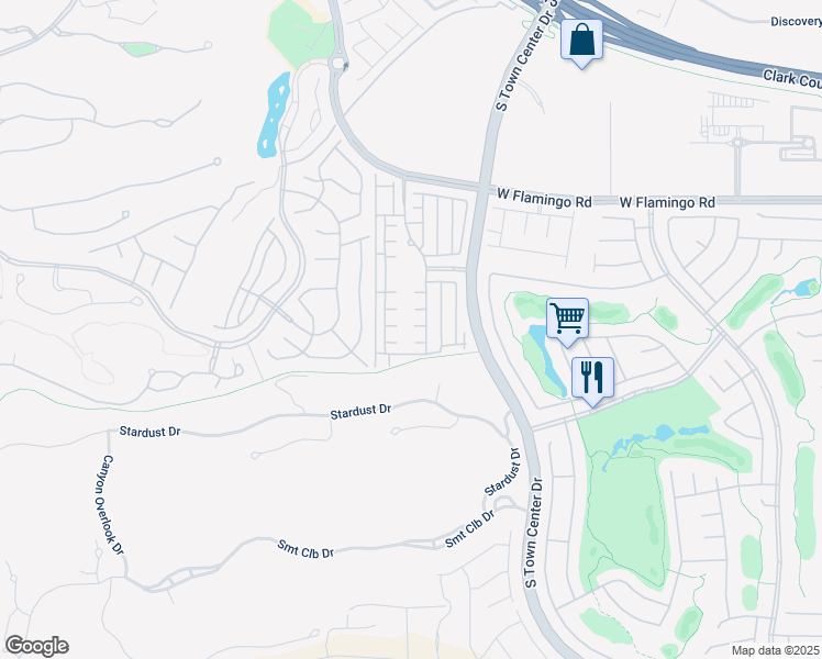 map of restaurants, bars, coffee shops, grocery stores, and more near 4291 Sunrise Flats Street in Las Vegas