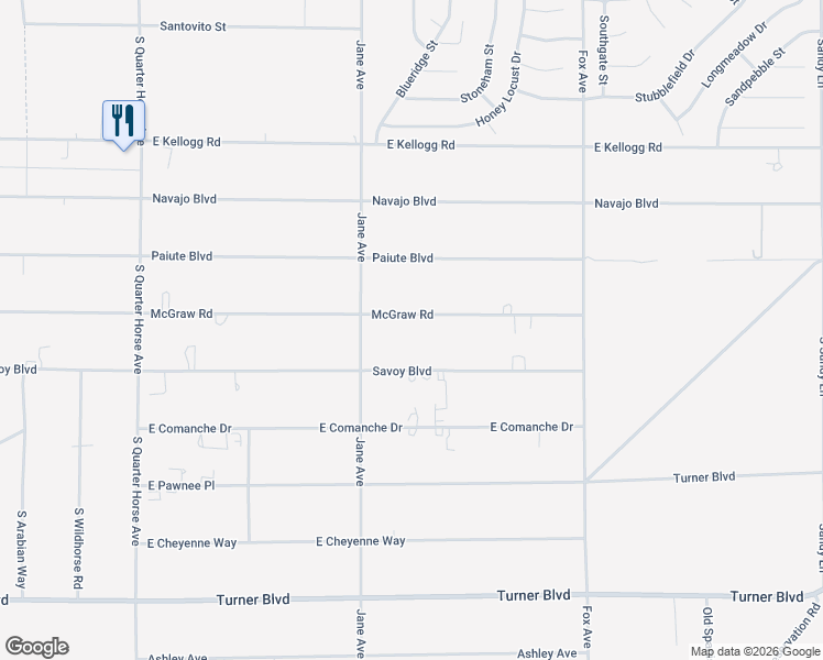map of restaurants, bars, coffee shops, grocery stores, and more near 4631 McGraw Road in Pahrump