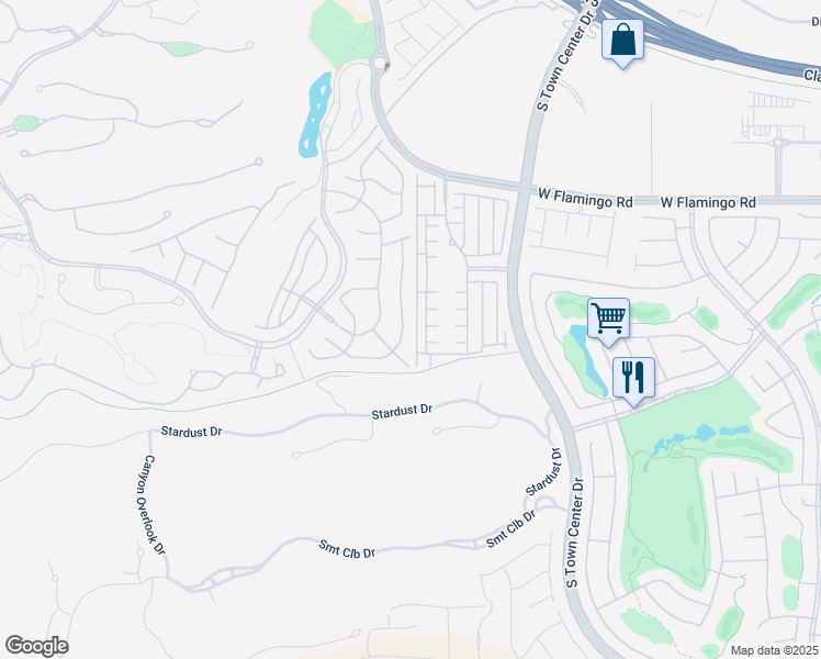 map of restaurants, bars, coffee shops, grocery stores, and more near 4303 Solace Street in Las Vegas
