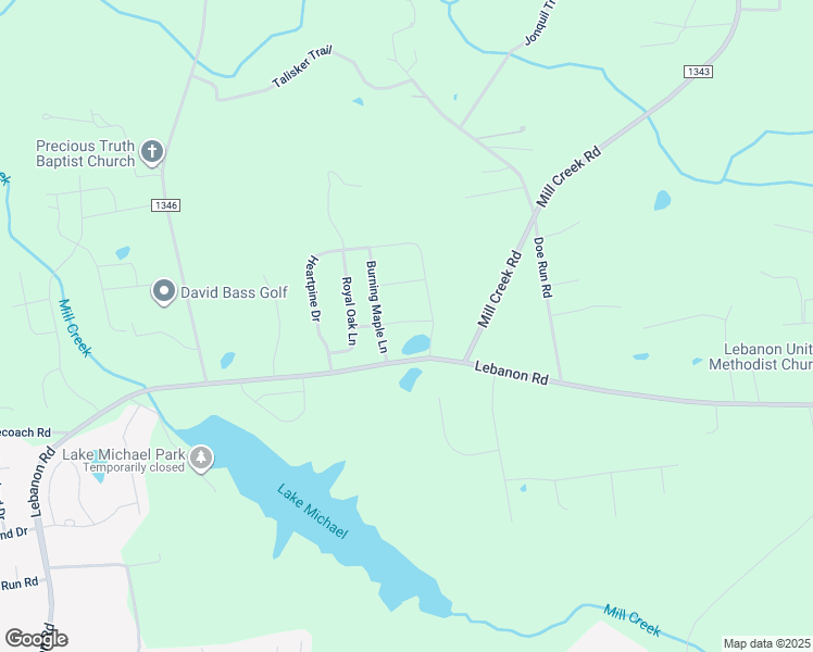 map of restaurants, bars, coffee shops, grocery stores, and more near 621 Gopherwood Lane in Mebane