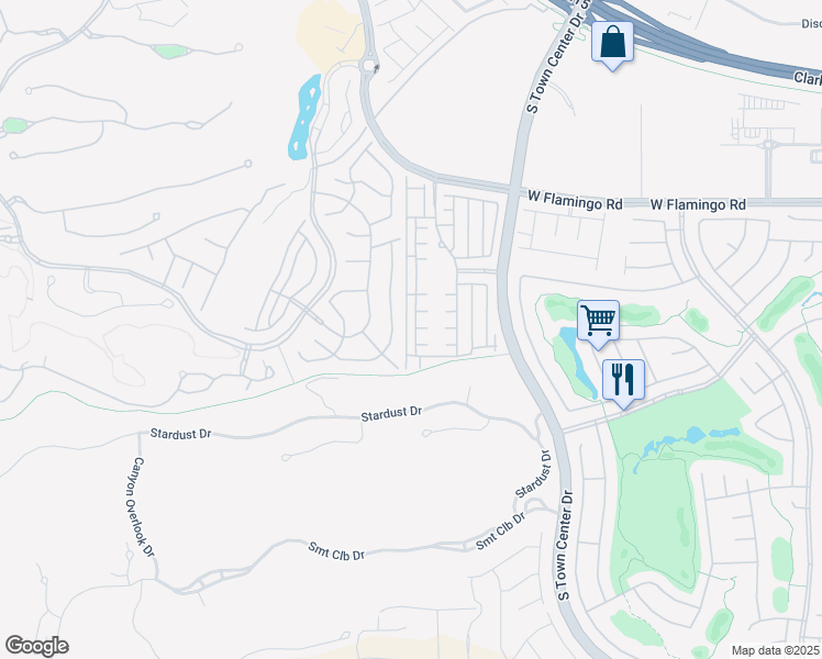 map of restaurants, bars, coffee shops, grocery stores, and more near 4289 Solace Street in Las Vegas