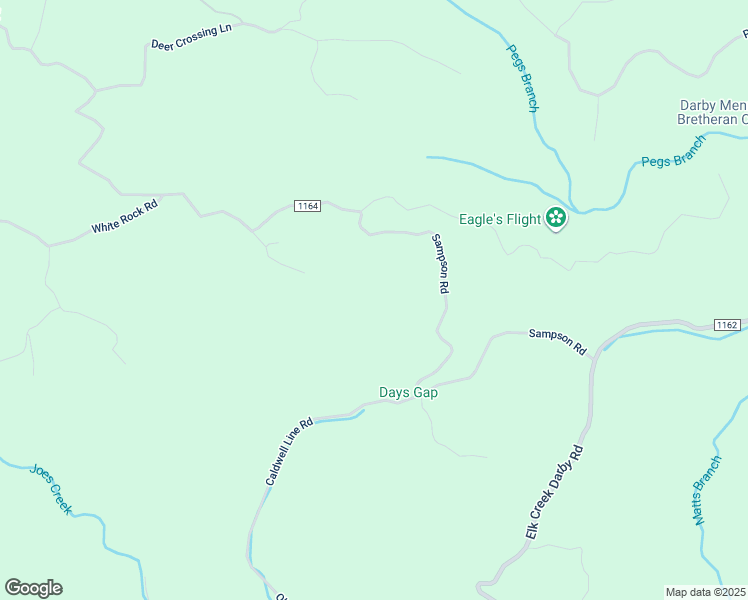 map of restaurants, bars, coffee shops, grocery stores, and more near Sampson Road in Ferguson