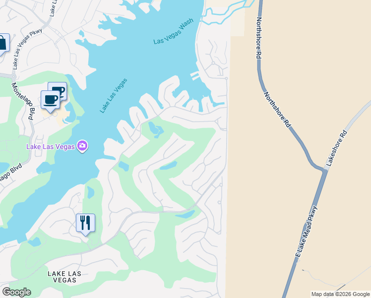 map of restaurants, bars, coffee shops, grocery stores, and more near 50 Grand Miramar Drive in Henderson