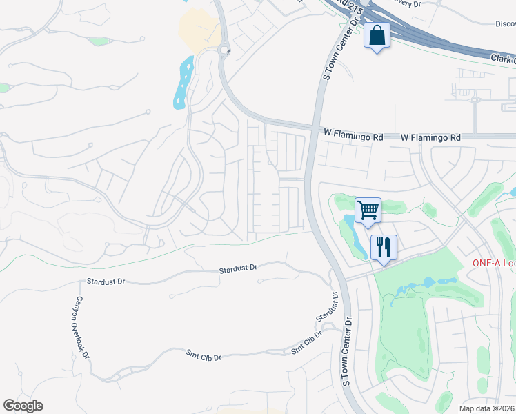 map of restaurants, bars, coffee shops, grocery stores, and more near 4274 Solace Street in Las Vegas