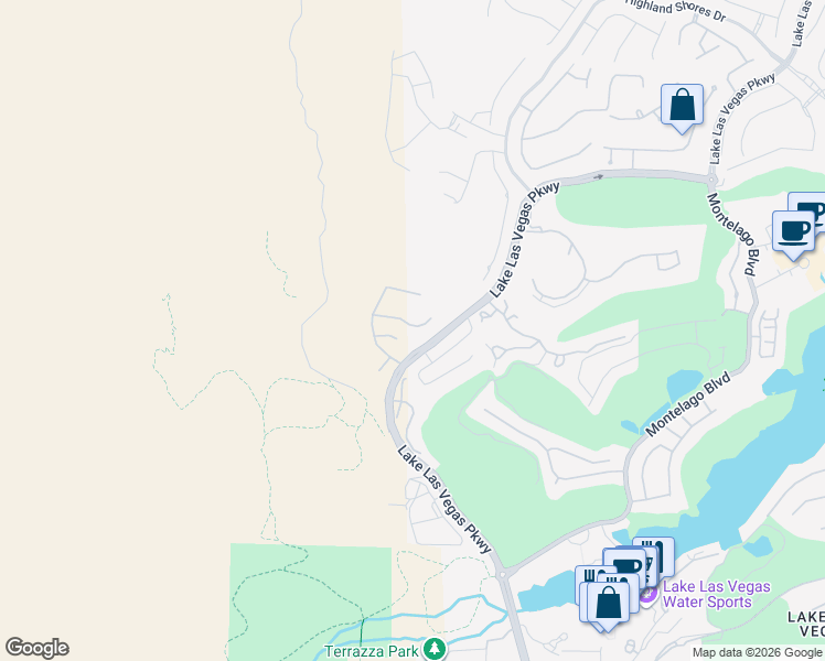 map of restaurants, bars, coffee shops, grocery stores, and more near 17 Villa Marsala Court in Henderson