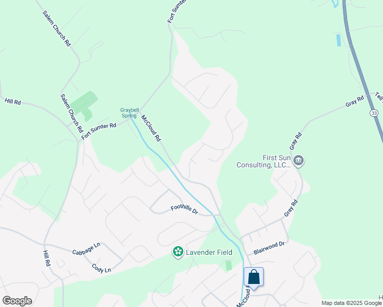 map of restaurants, bars, coffee shops, grocery stores, and more near 5015 Stewart Ridge Road in Knoxville