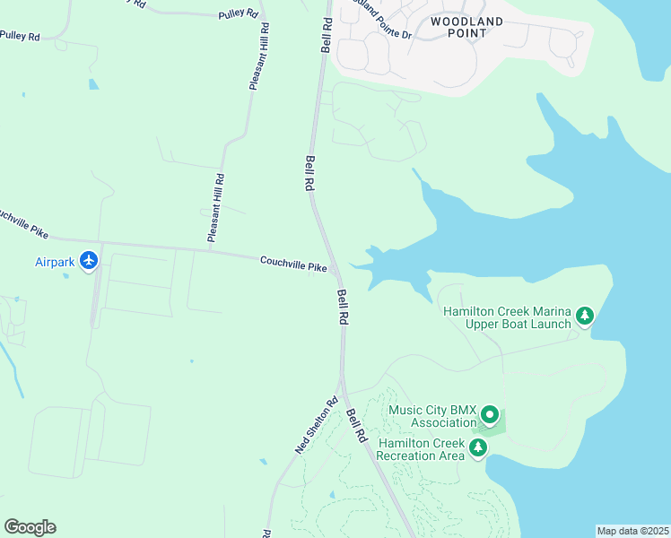 map of restaurants, bars, coffee shops, grocery stores, and more near Bell Rd & Couchville Pike in Nashville