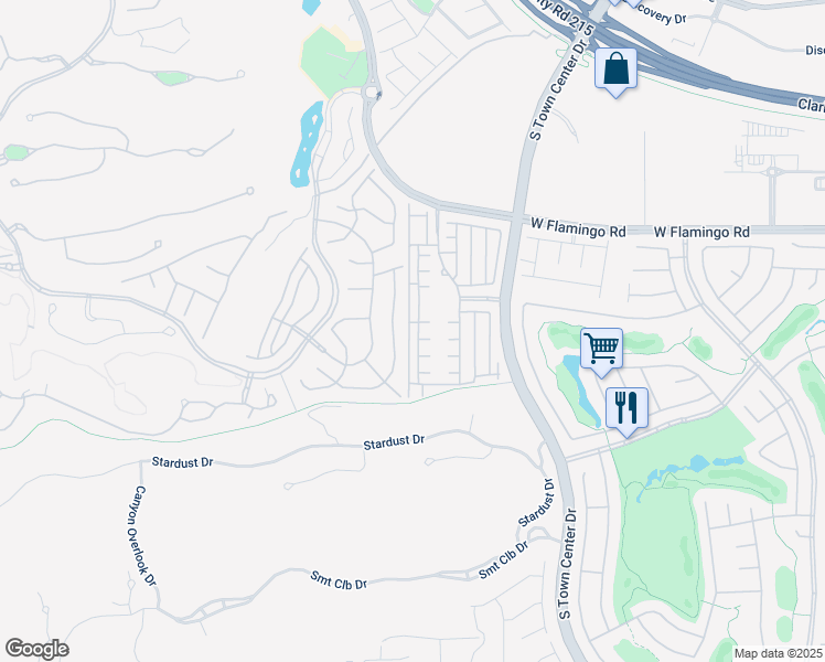map of restaurants, bars, coffee shops, grocery stores, and more near 4253 Solace Street in Las Vegas