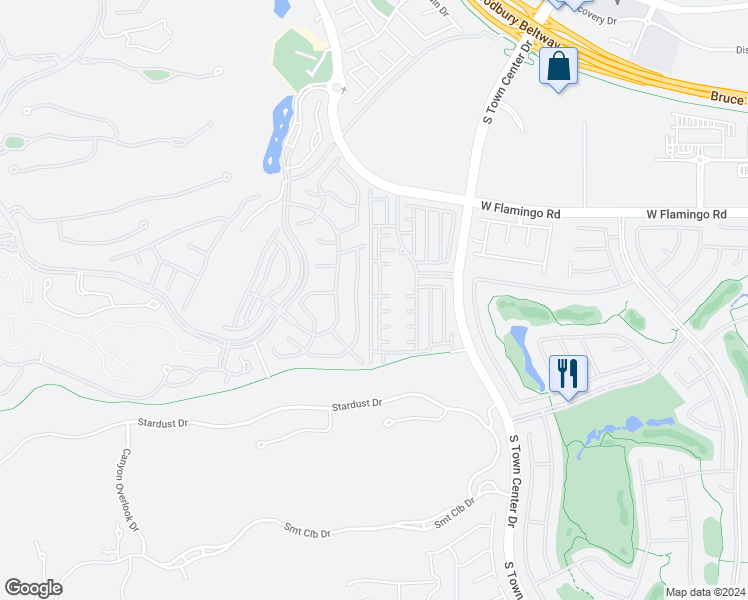 map of restaurants, bars, coffee shops, grocery stores, and more near 4253 Solace Street in Las Vegas