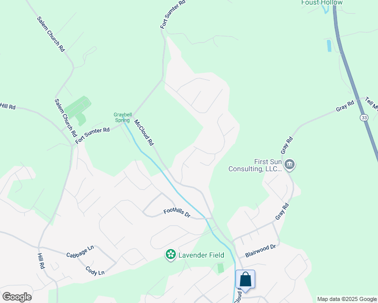 map of restaurants, bars, coffee shops, grocery stores, and more near 5015 Stewart Ridge Road in Knoxville