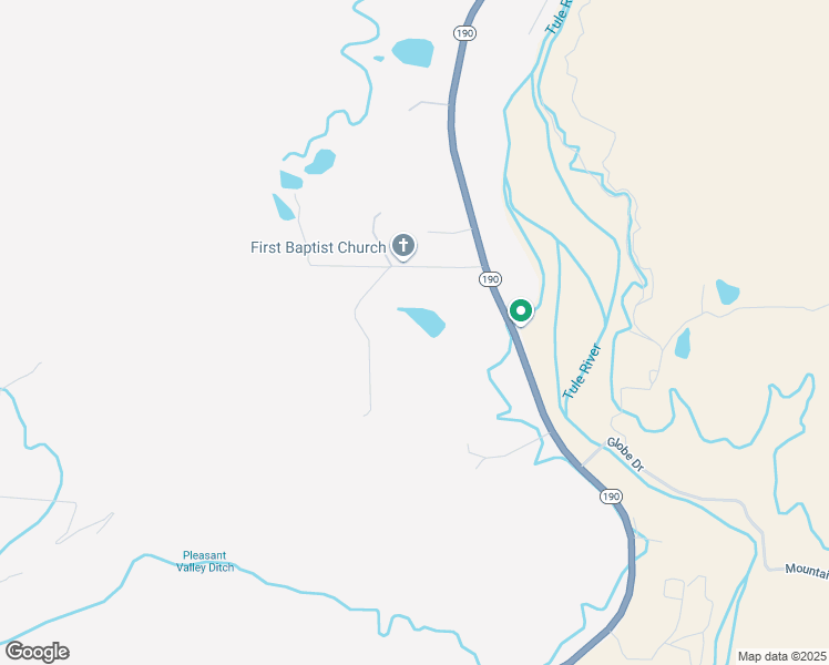 map of restaurants, bars, coffee shops, grocery stores, and more near 34748 Bogart Drive in Springville