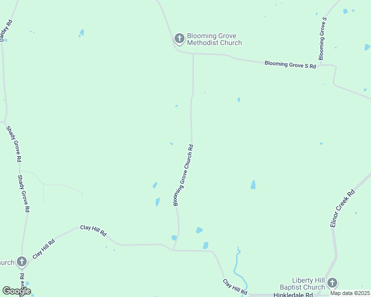 map of restaurants, bars, coffee shops, grocery stores, and more near 515 Blooming Grove Church Road in McKenzie