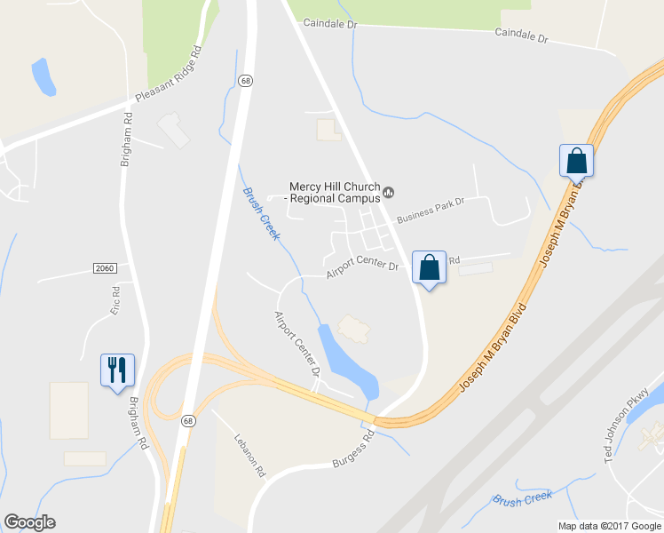 map of restaurants, bars, coffee shops, grocery stores, and more near 231 Blue Robin Way in Greensboro