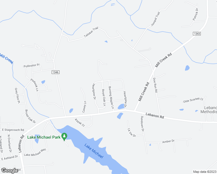 map of restaurants, bars, coffee shops, grocery stores, and more near 956 Burning Maple Lane in Mebane