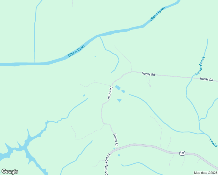 map of restaurants, bars, coffee shops, grocery stores, and more near 1348 Harris Road in Dyersburg
