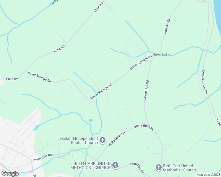 map of restaurants, bars, coffee shops, grocery stores, and more near 3465 Baker Springs Road in White Pine