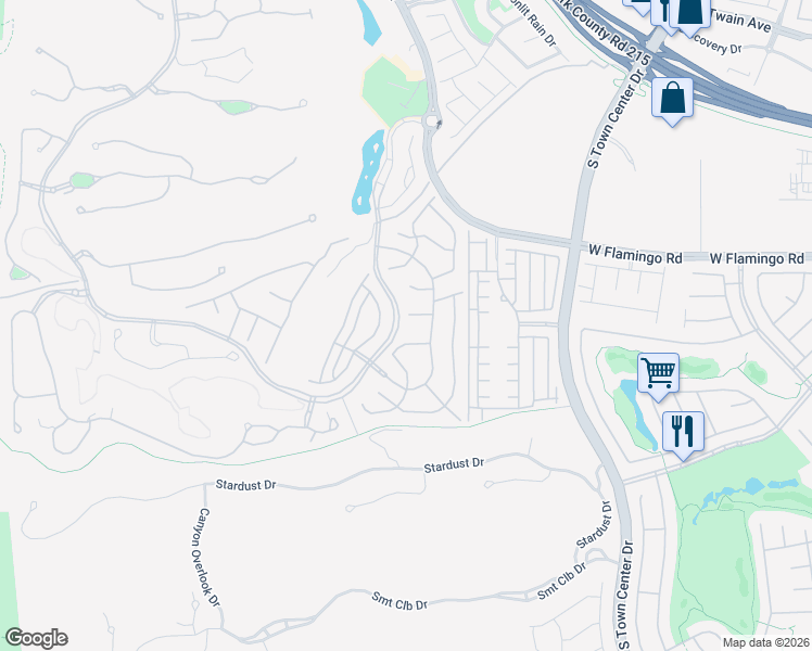 map of restaurants, bars, coffee shops, grocery stores, and more near 39 Cranberry Cove Court in Las Vegas