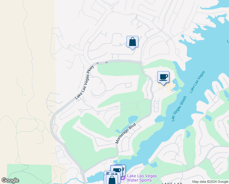map of restaurants, bars, coffee shops, grocery stores, and more near 11 Strada Bella Vista in Henderson