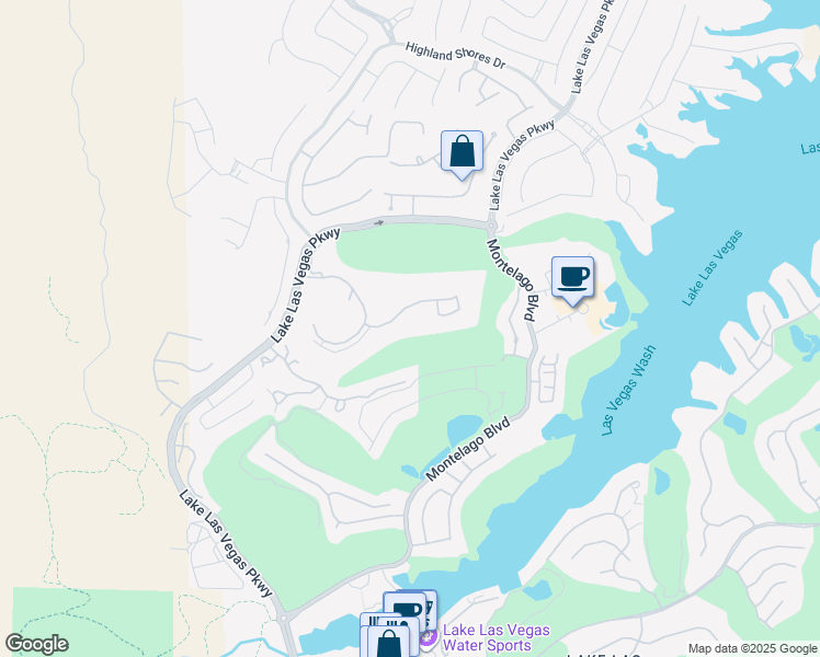 map of restaurants, bars, coffee shops, grocery stores, and more near 11 Strada Bella Vista in Henderson