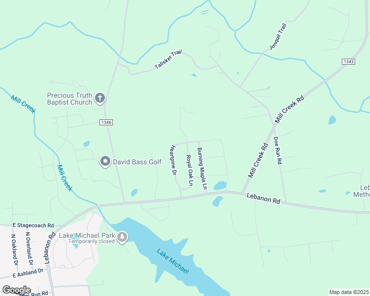 map of restaurants, bars, coffee shops, grocery stores, and more near 870 Royal Oak Lane in Mebane